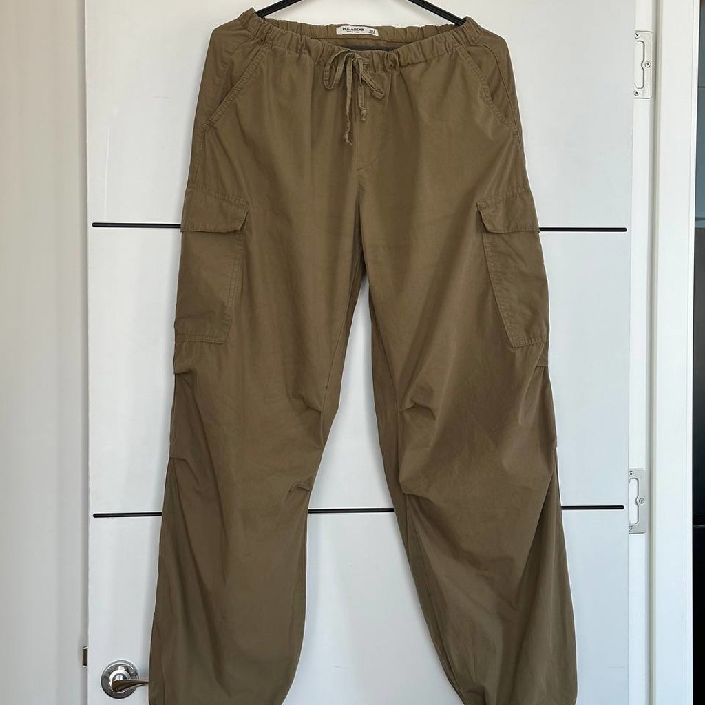 Брюки парашюты Pull&Bear