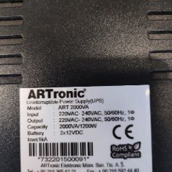 ARTronic ART 2000VA UPS 1200W - фото 4