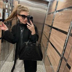 Тёмные очки Prada cat eye - фото 4