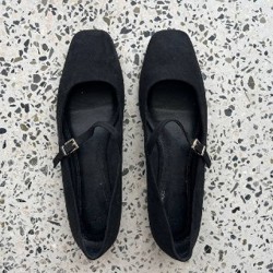 Балетки мэри-джейн H&M черные - фото 2