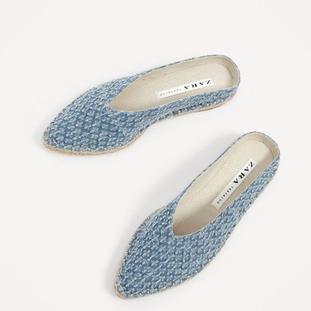 Джинсовые мюли Zara