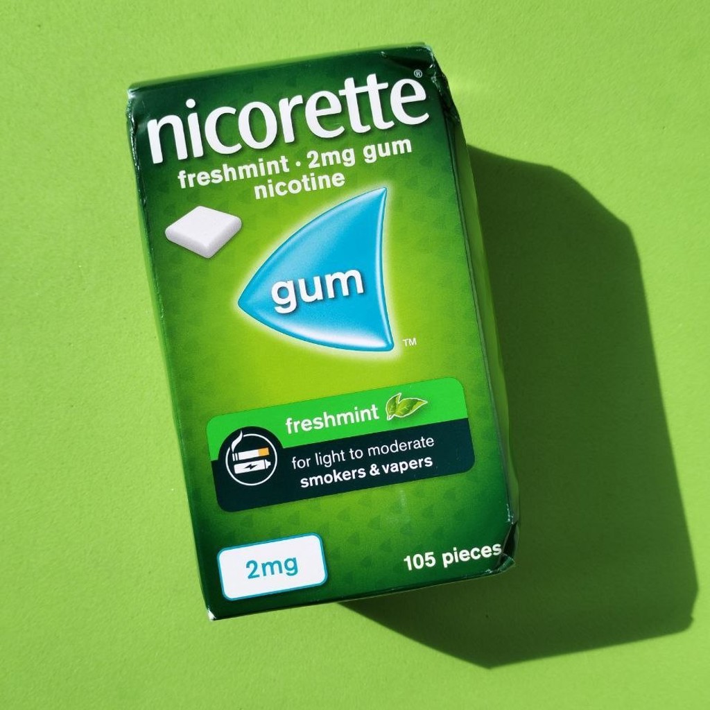 Никотиновая жвачка Nicorette