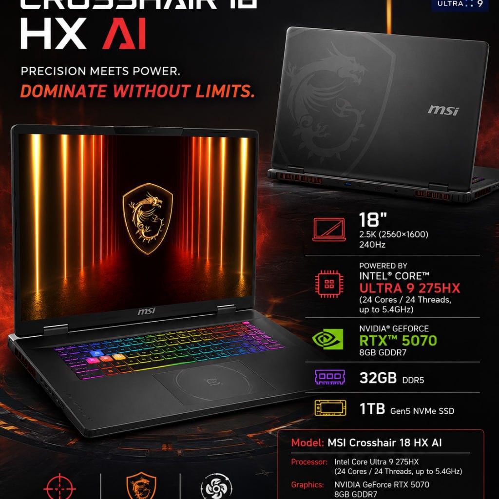 MSI Crosshair 18 HX
