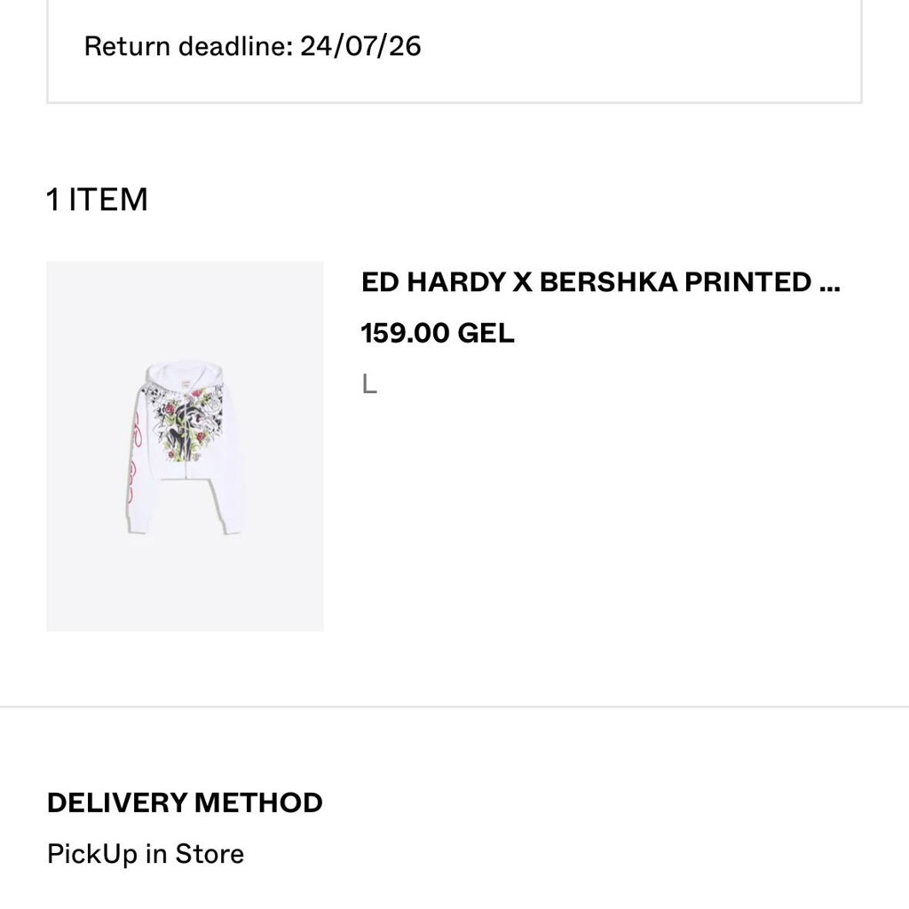 Толстовка Ed Hardy x Bershka