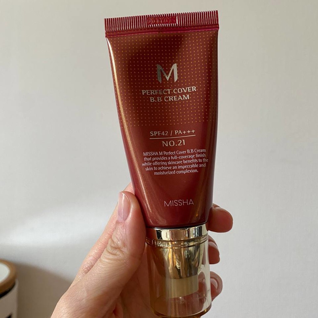 BB cream Missha Perfect Cover 21 тон