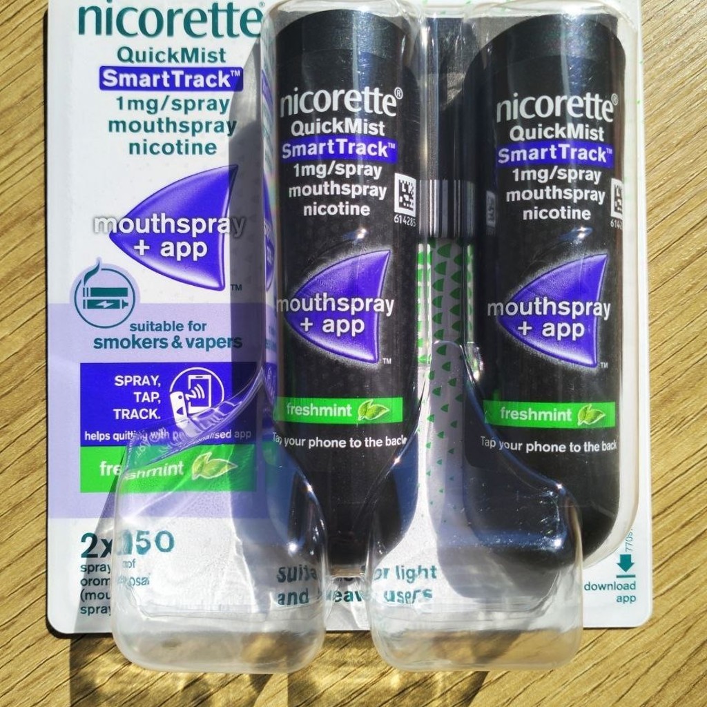 Никотиновый спрей Nicorette