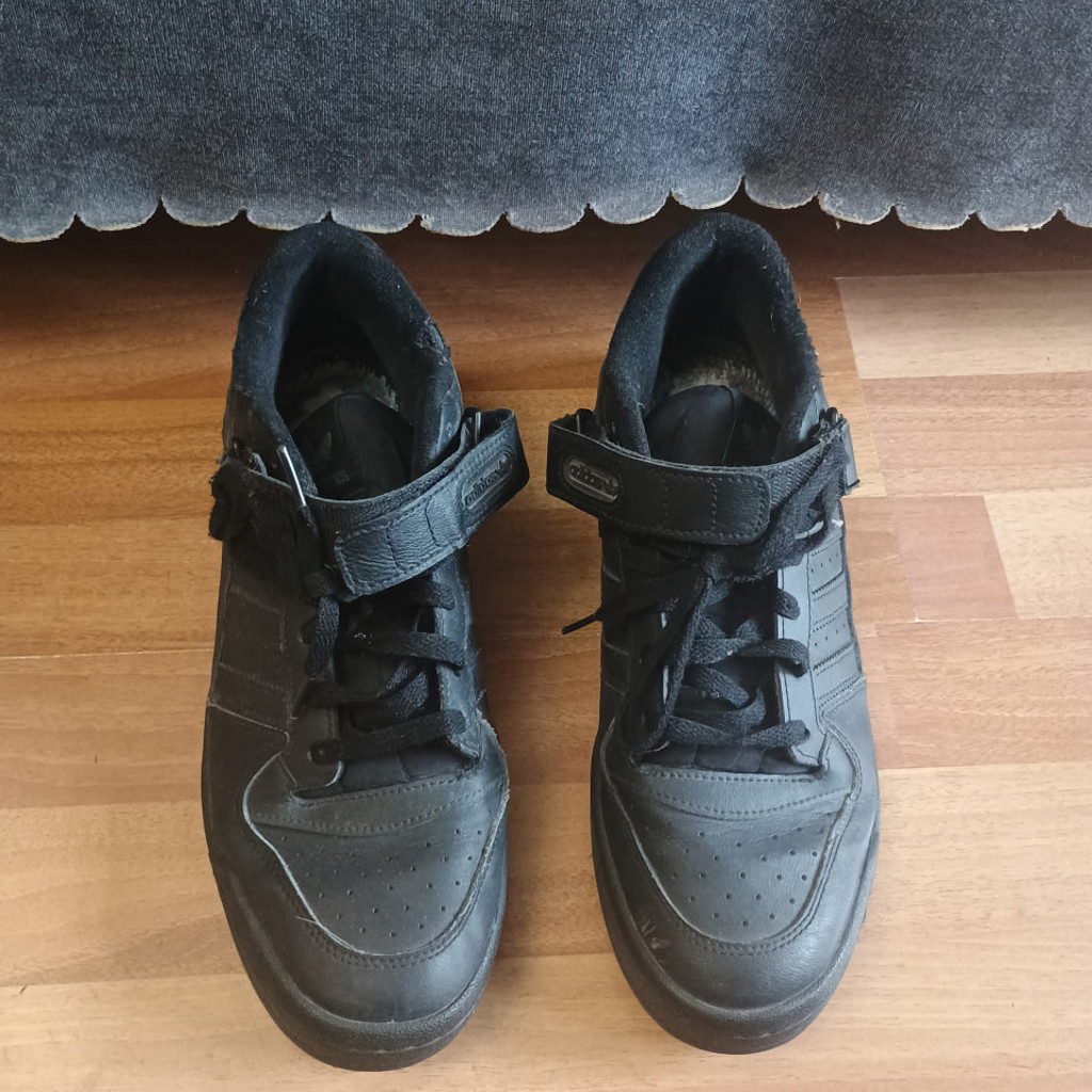 Кроссовки Adidas Forum Mid (Triple Black)
