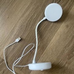 Настольная белая USB лампа - фото 2