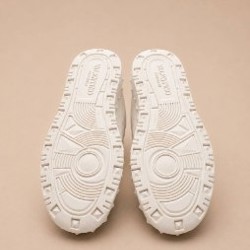Кожаные кроссовки Valentino - фото 4