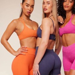 Спортивный топ и шорты GYMSHARK X BRATZ - фото 4