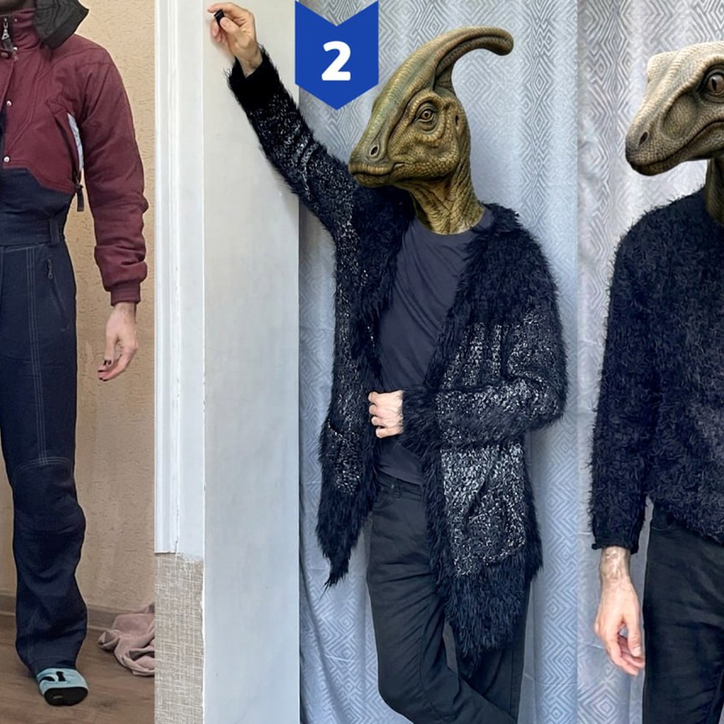 Белый стол