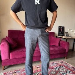 Брюки бежевые H&M - фото 6