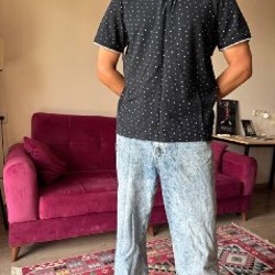 Футболка поло молочная H&M - фото 1