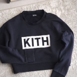 Укороченный свитшот Kith Women Box Logo - фото 5