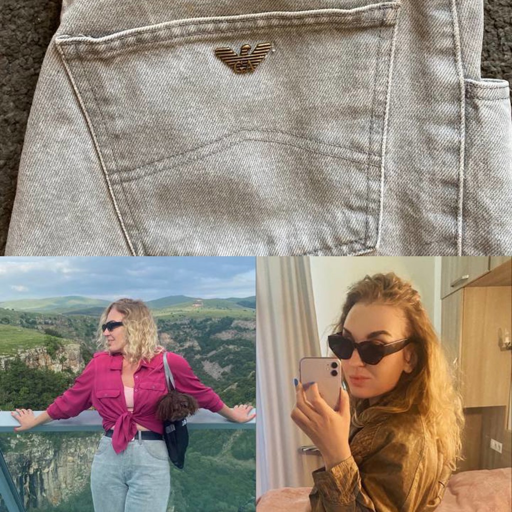 Винтажные джинсы Armani Jeans