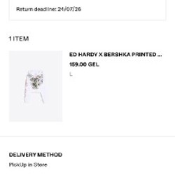 Толстовка Ed Hardy x Bershka - фото 2
