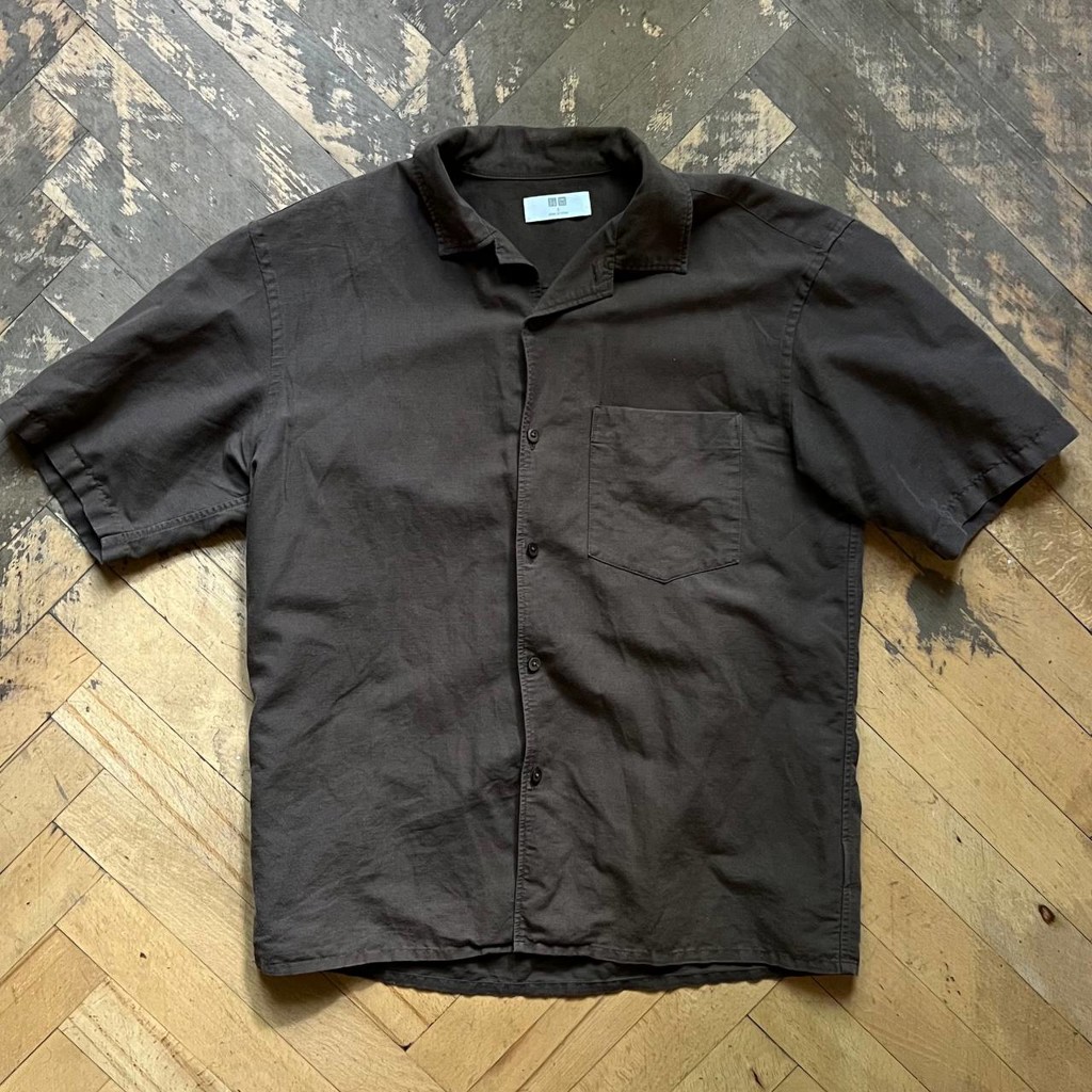 Рубашка Uniqlo с кнопками S