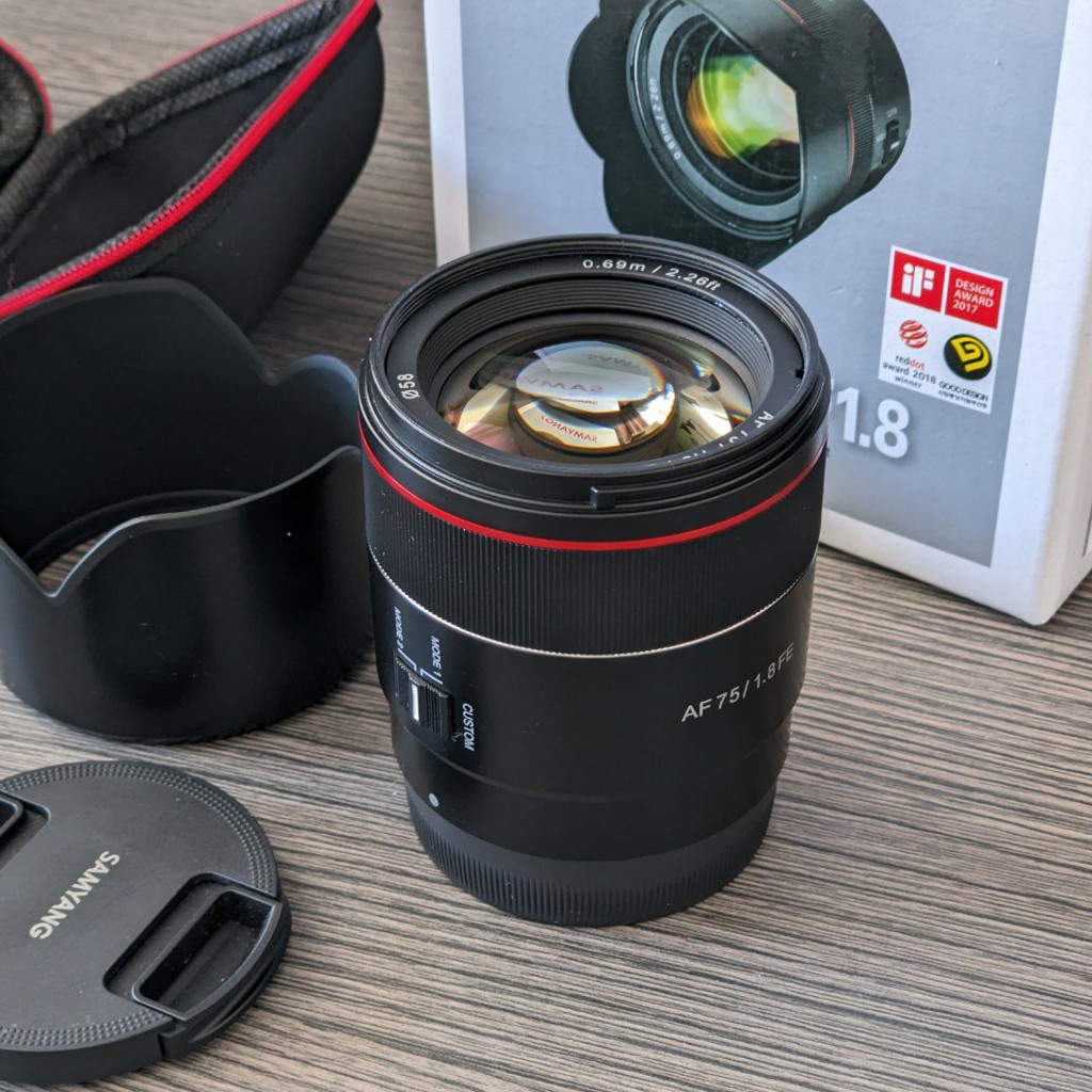 Объектив Samyang AF 75mm f1.8 Sony E
