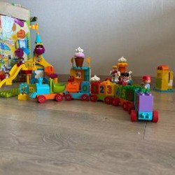Lego Duplo поезд и парк аттракционов - фото 4