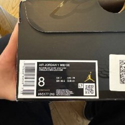 Nike Air Jordan 1 Mid SE Black Metallic Reimagined - фото 6