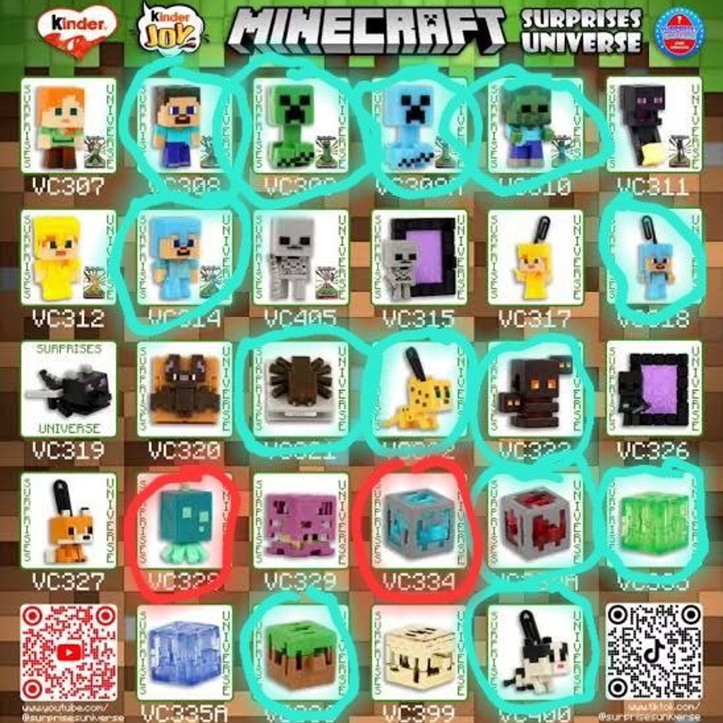 Kinder joy minecraft