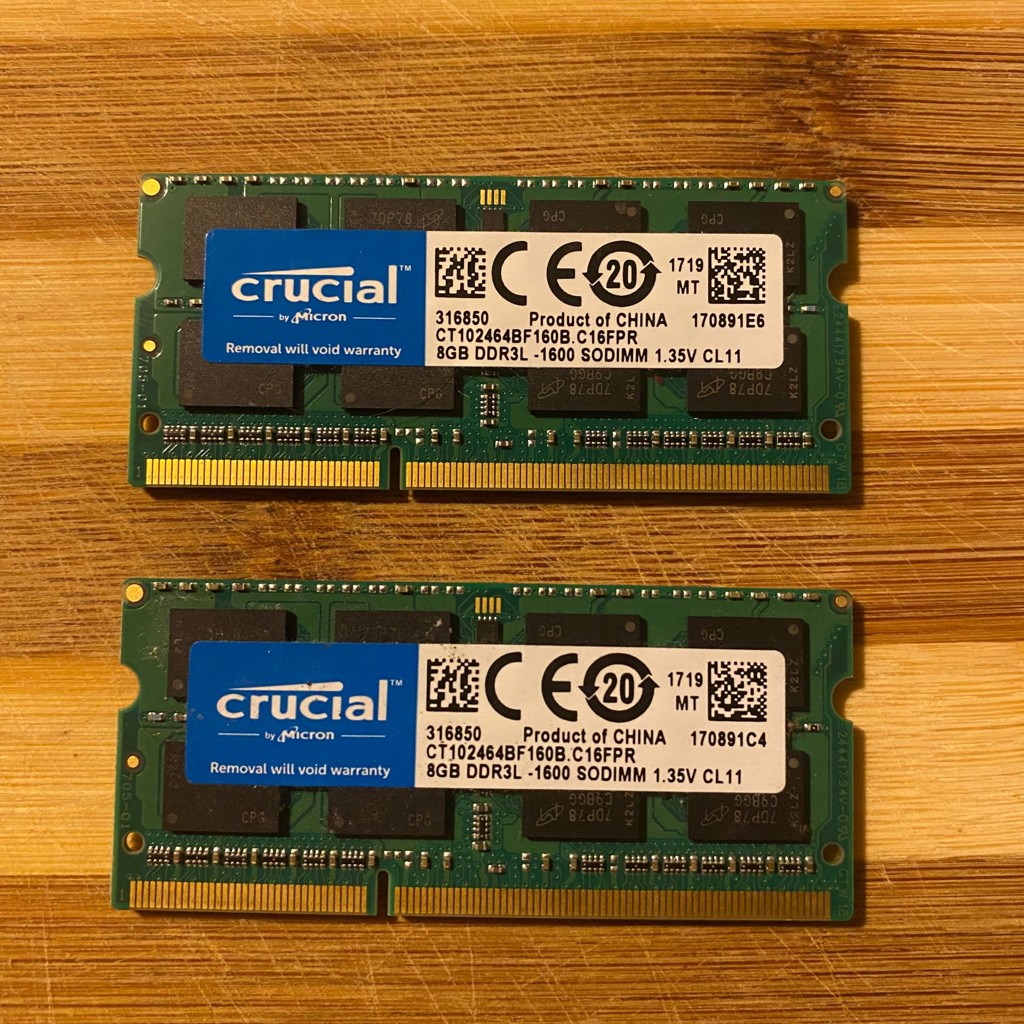 Оперативная память Crucial DDR3L