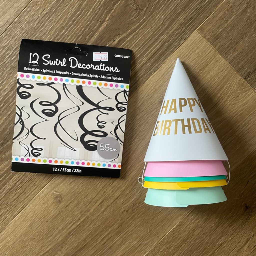 Набор колпачков Happy Birthday