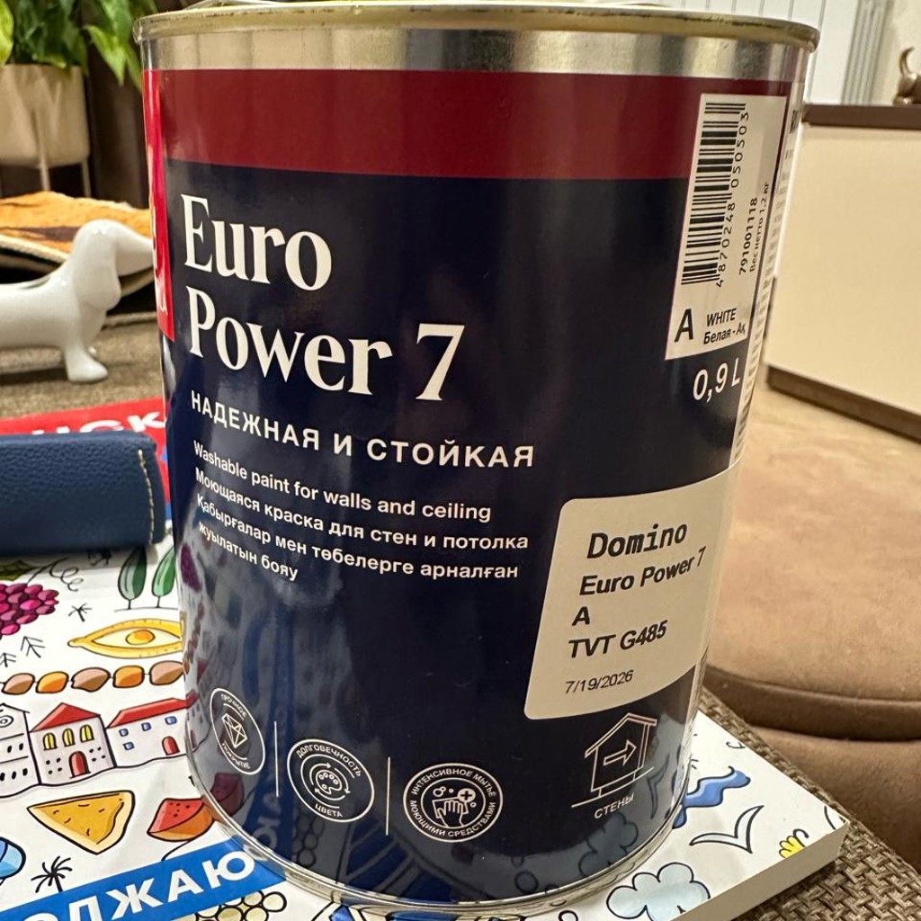 Интерьерная краска Tikkurila Euro Power 7