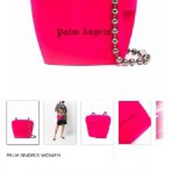 Сумка Palm Angels pink velvet - фото 4
