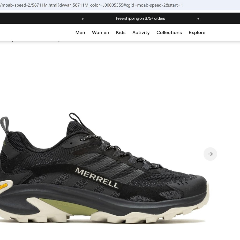 Кроссовки Merrell moab speed 2
