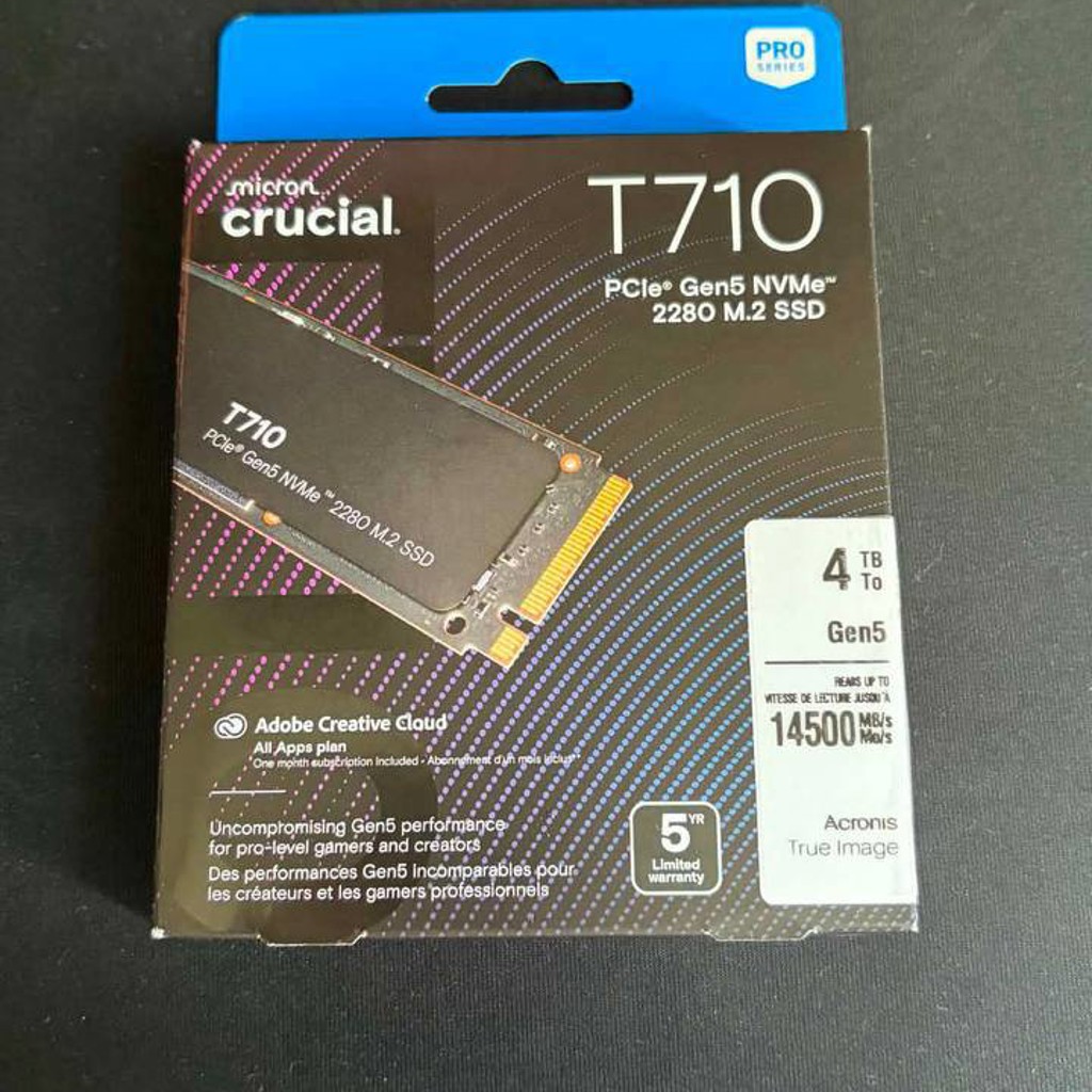 Crucial M.2 NVMe SSD 4 TB