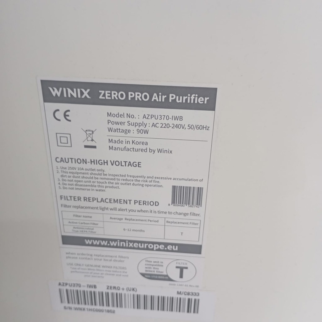 Очиститель воздуха Winix Zero Pro