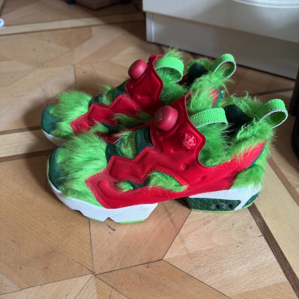 Кроссовки pump grinch