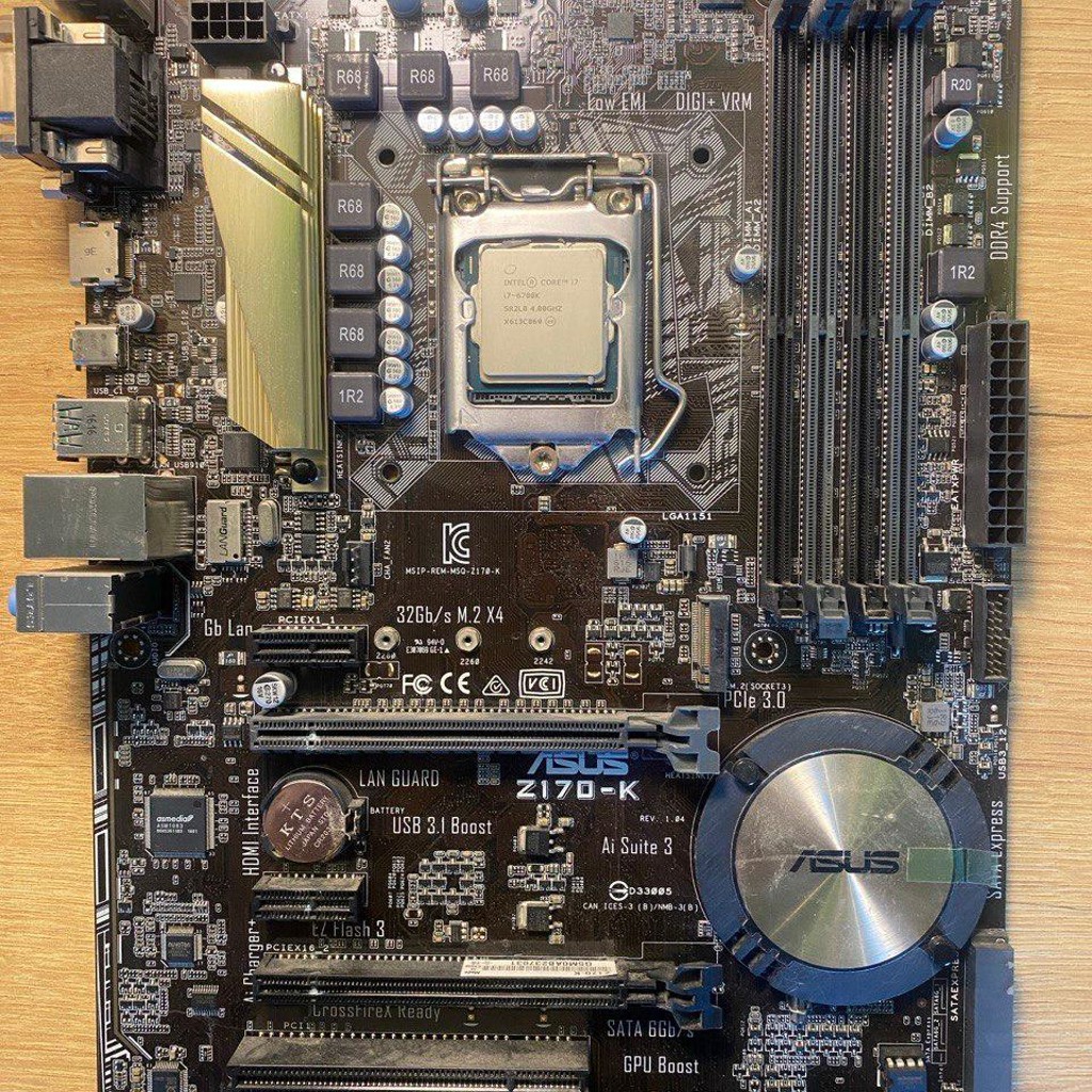 Материнская плата Asus z170-k