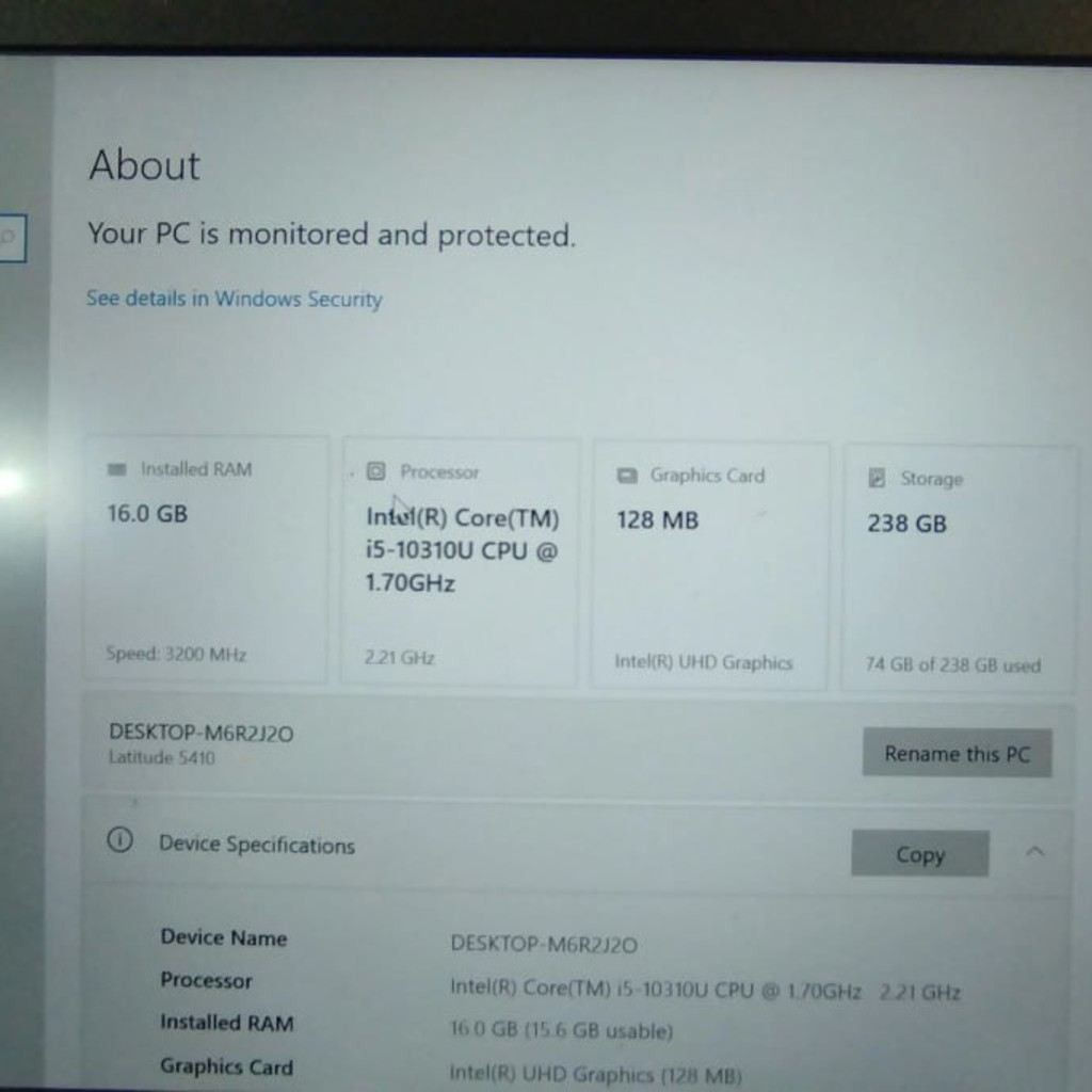 Dell Latitude 5410
