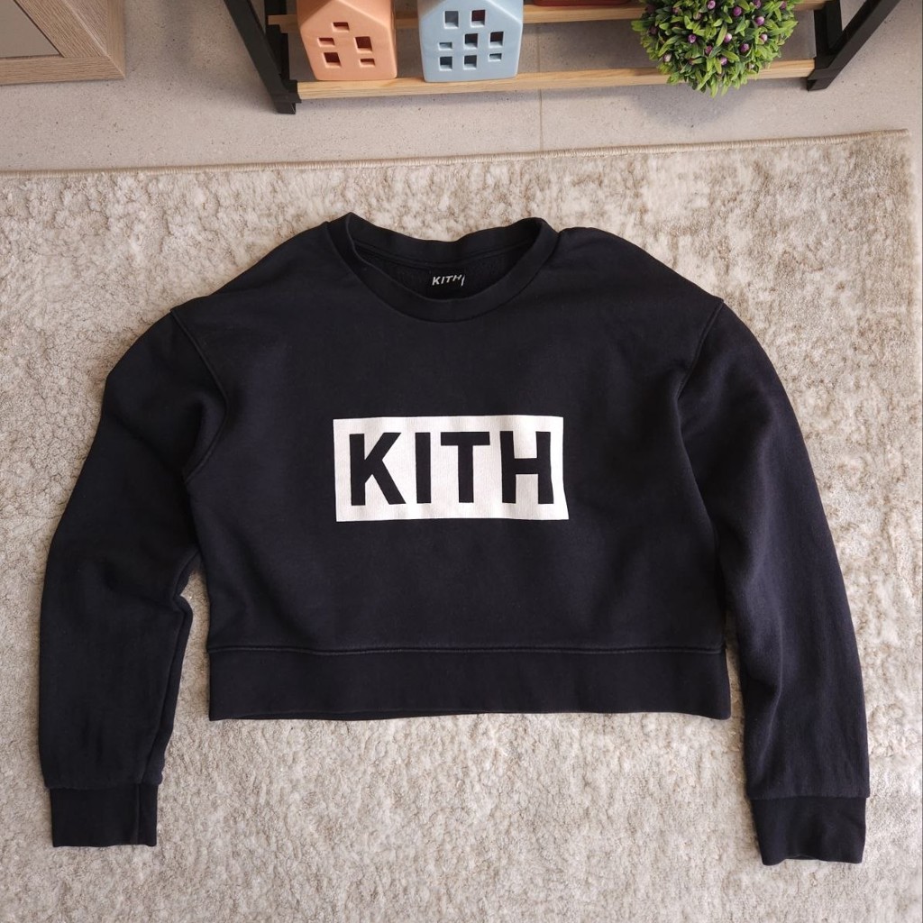 Укороченный свитшот Kith Women Box Logo