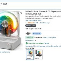 Портативный CD проигрыватель MYDASH - фото 3