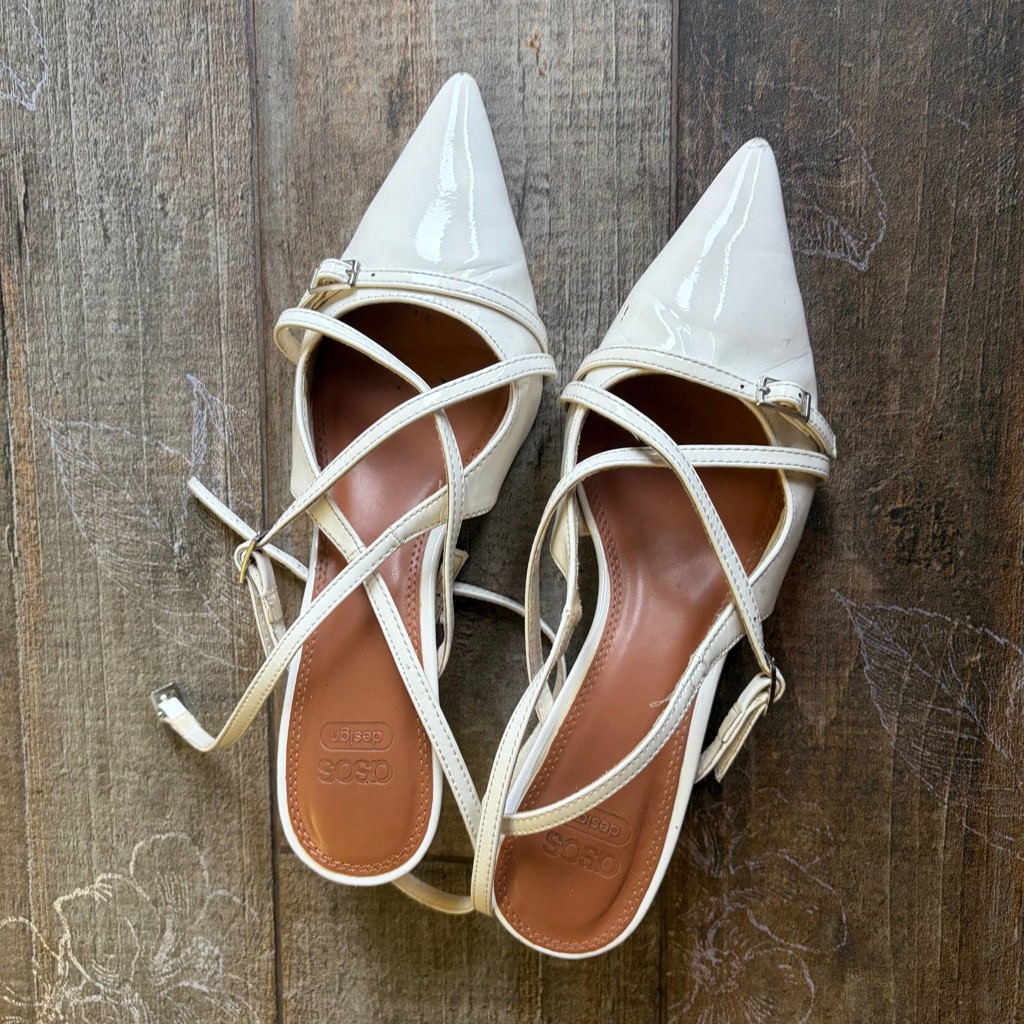 Туфли белые ASOS Design