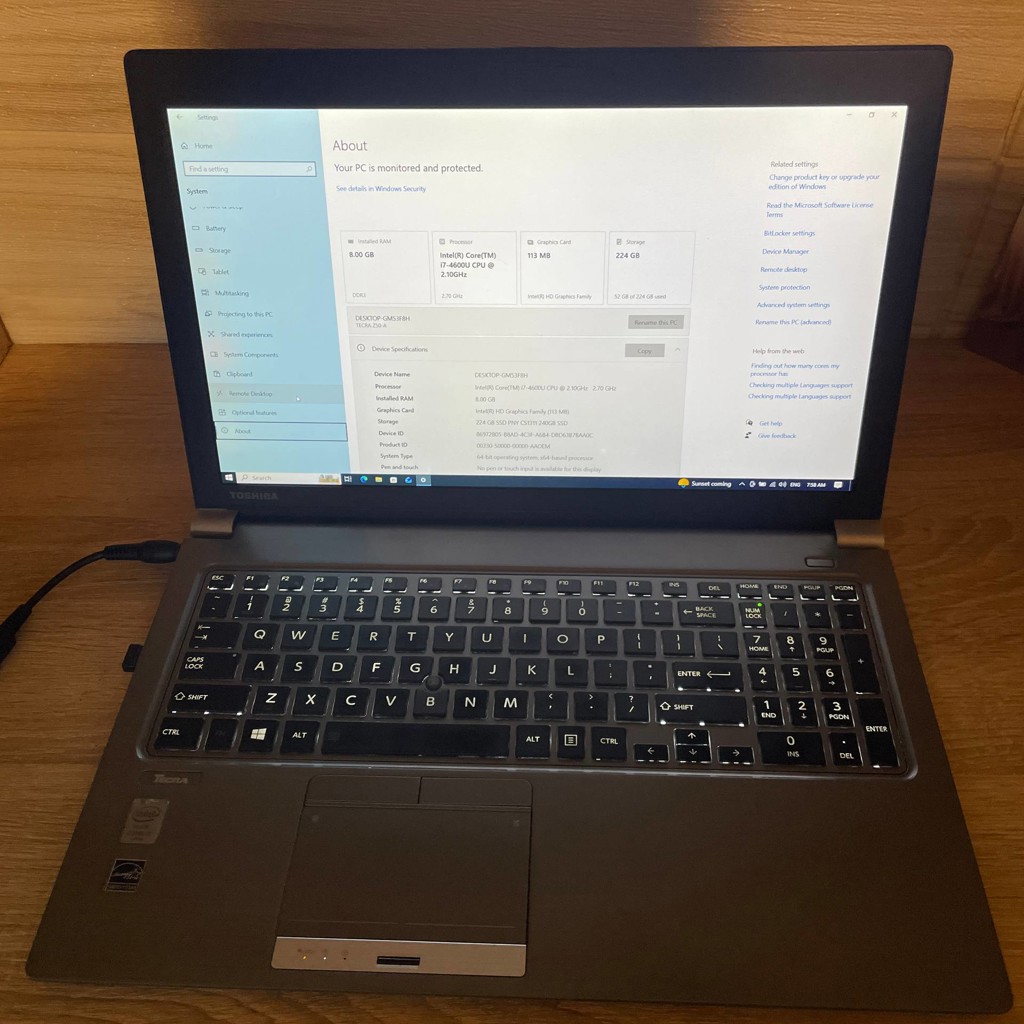Ноутбук Toshiba Tecra Z50-A