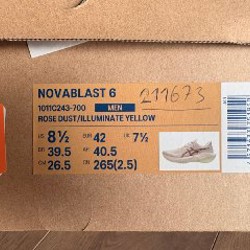 Мужские беговые кроссовки ASICS Novablast 6 - фото 6