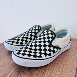 Слипоны Vans Classic Slip-On Checkerboard - фото 3
