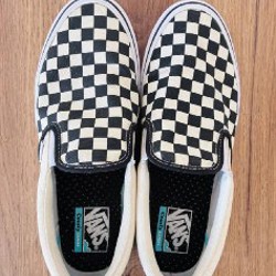 Слипоны Vans Classic Slip-On Checkerboard - фото 4