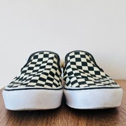Слипоны Vans Classic Slip-On Checkerboard - фото 5