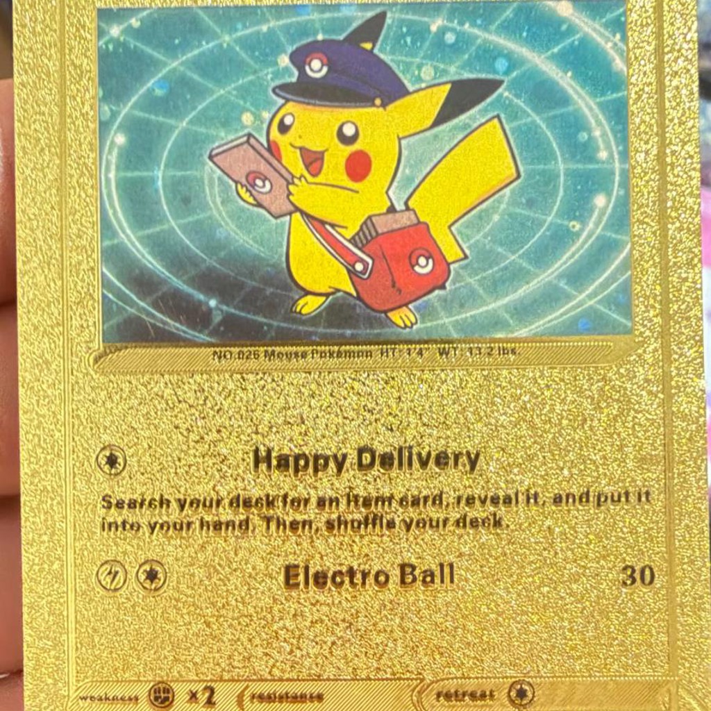 Металлическая карта Special Delivery Pikachu SWSH074