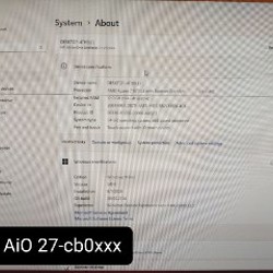 HP All-in-One Desktop 27-cb0xxx - фото 4