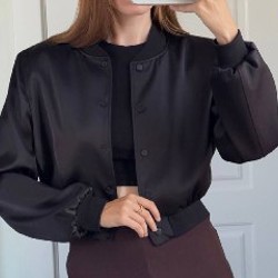 Укороченный бомбер Zara - фото 2