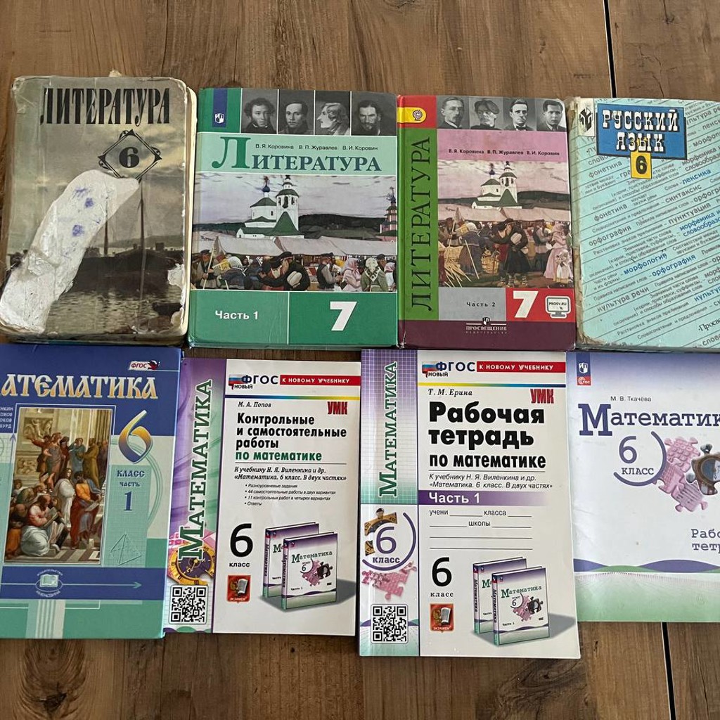 Учебники по русскому языку и литературе
