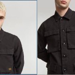 4 PKT Overshirt Black - фото 4
