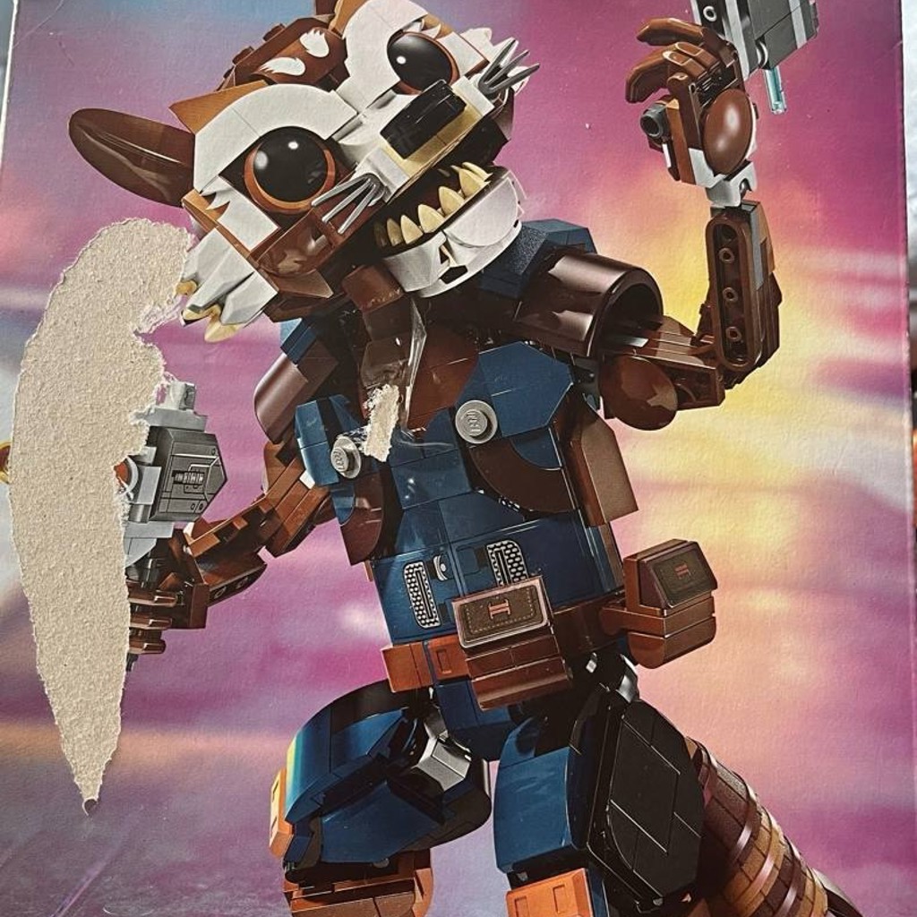 Lego Marvel енот