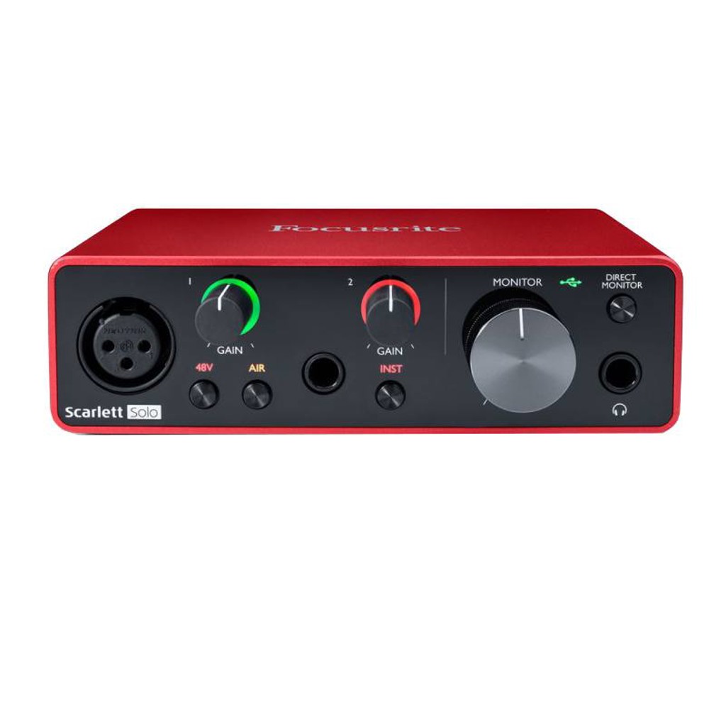 Звуковая карта Focusrite Scarlett solo 3rd gen
